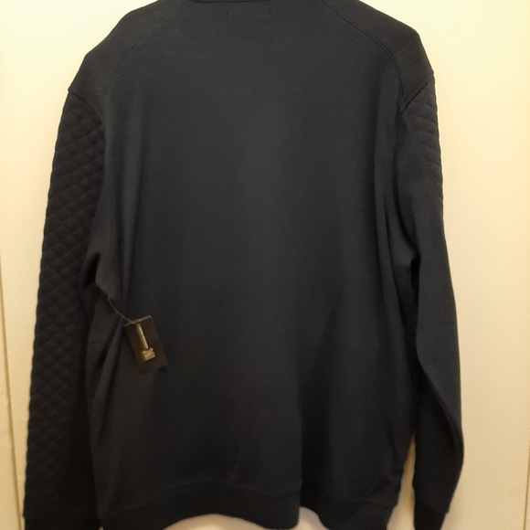 Dark blue NWT zip up Cardigan INC XL - Picture 4 of 9